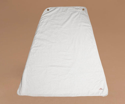 SaunaSpace PureLayer Mat Cover Towel for FireLight Sauna Grounding Mat - top view