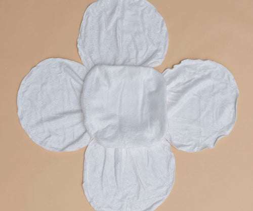 SaunaSpace PureLayer Stool Cover Towel - unfolded