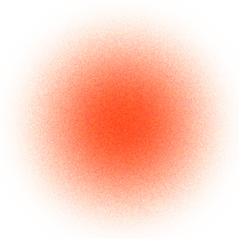 circular gradient of cream and red light