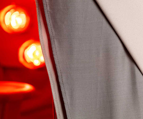 SaunaSpace SilverLining EMF-Blocking Shield - Close Up 2