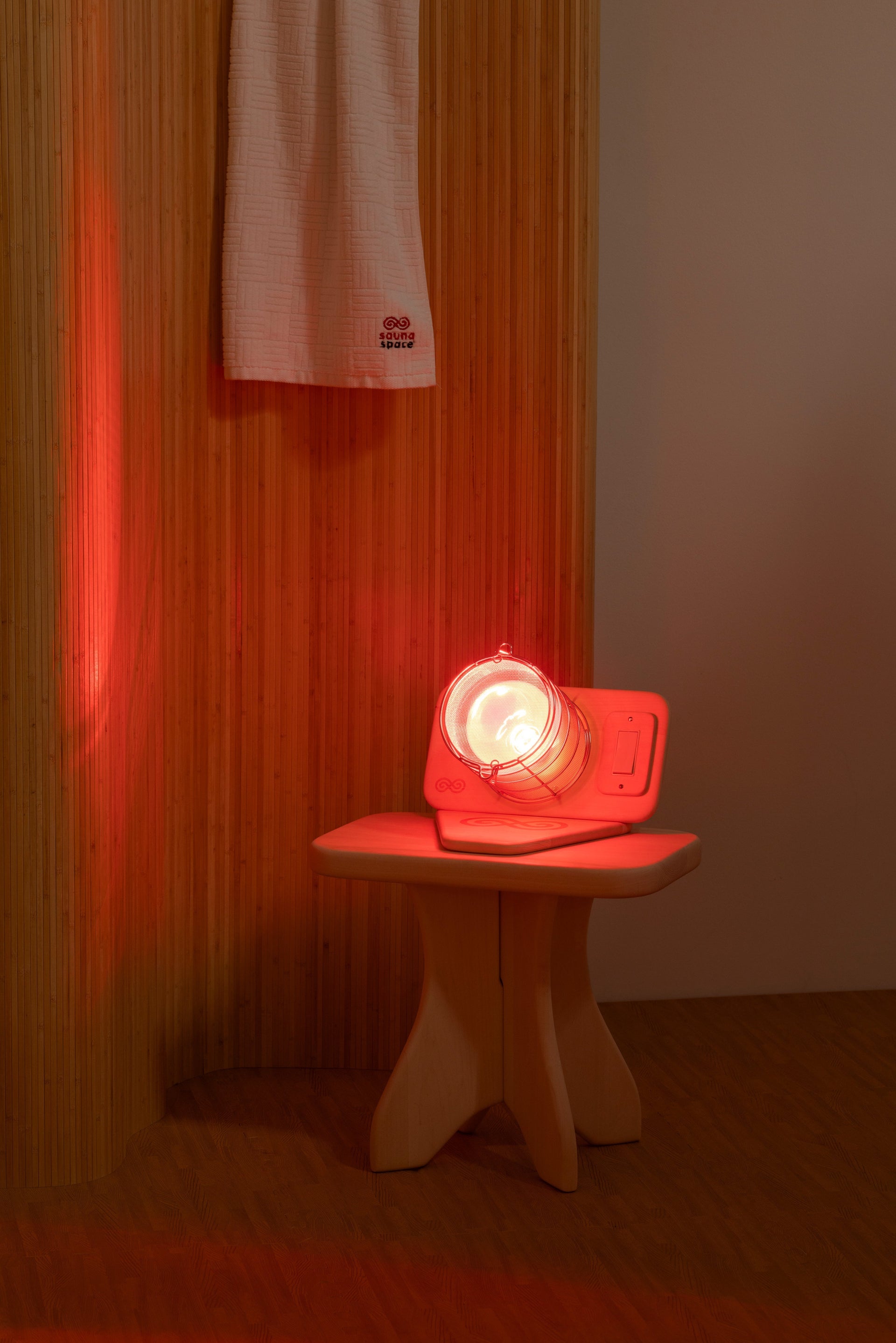 SaunaSpace PureLayer Essentials Bundle in FireLight Sauna