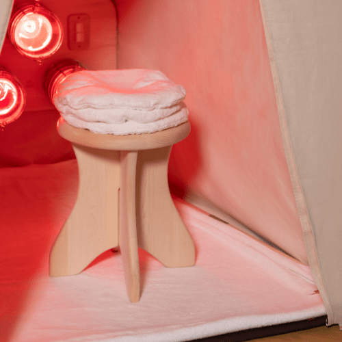 SaunaSpace PureLayer Essentials Bundle in FireLight Sauna