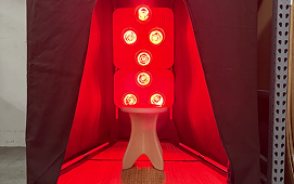 Interior photo of a FireLight Sauna from a Customer Review