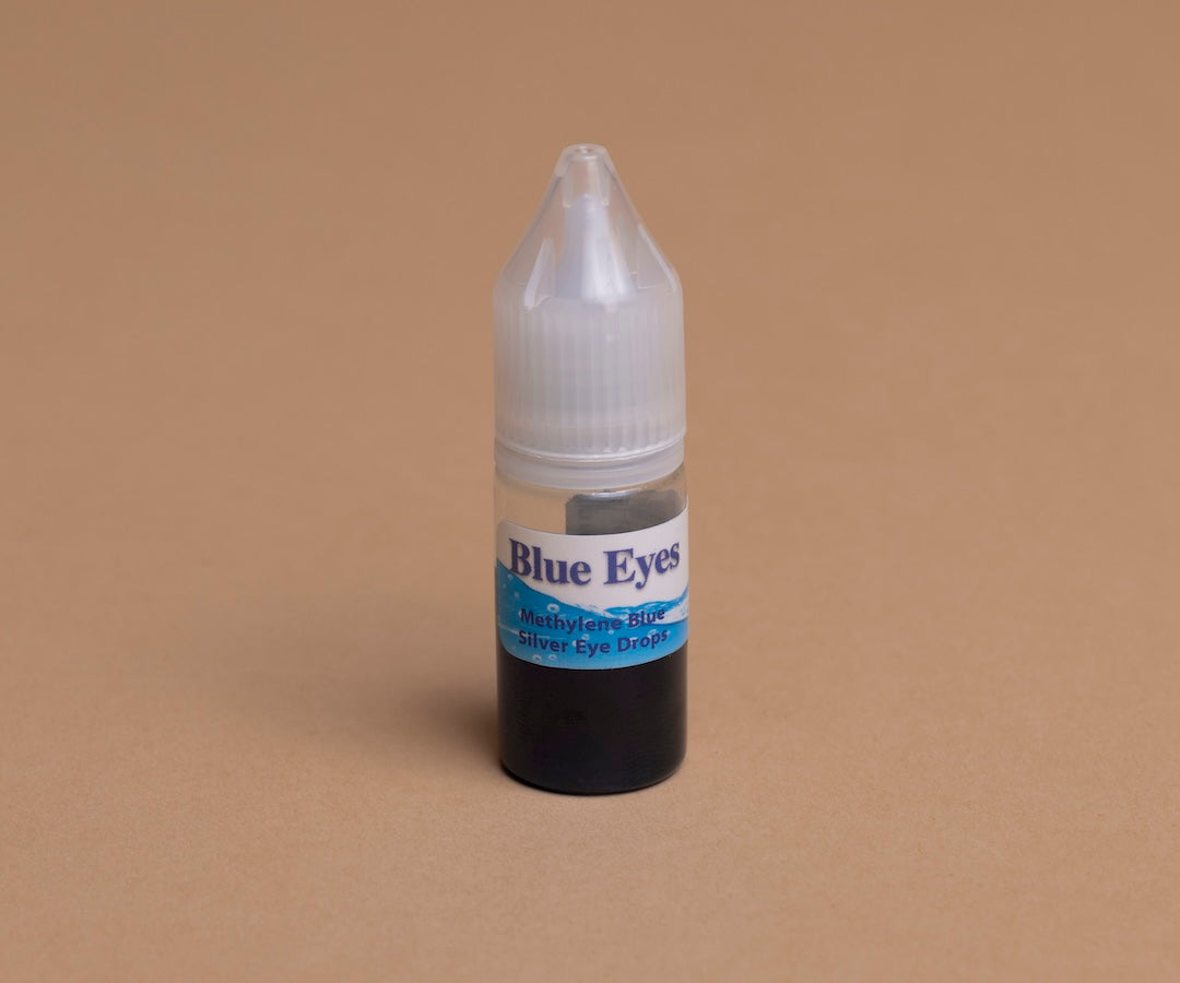 blue eyes
methylene blue silver eye drops