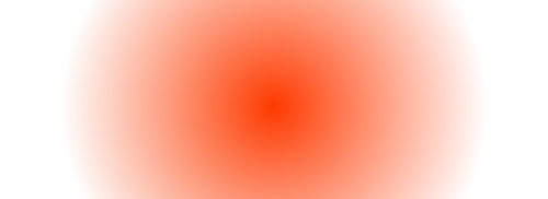 Radiant circular red glow