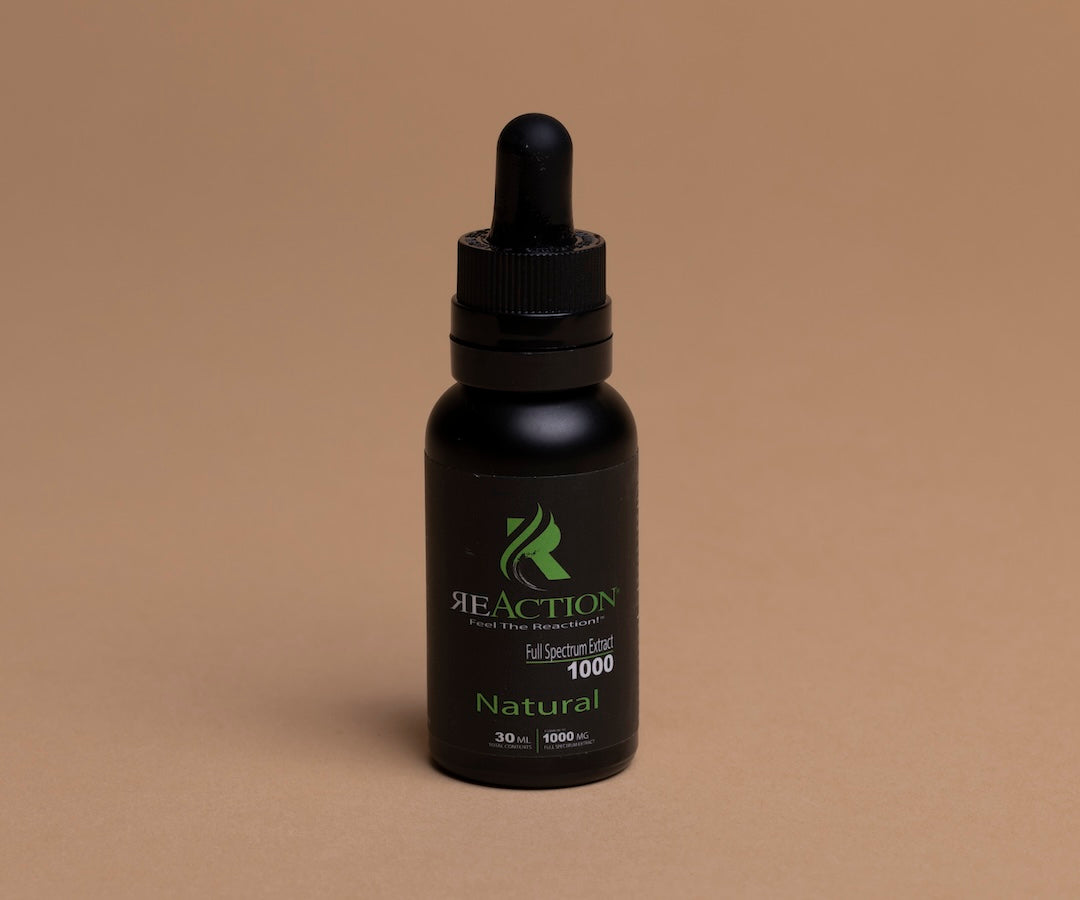 reaction tincture 30ml
natural flavor 1000mg