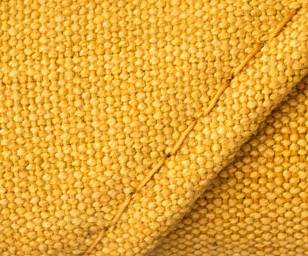 EMF-Blocking Shield - Hand-Dyed Turmeric Curtain