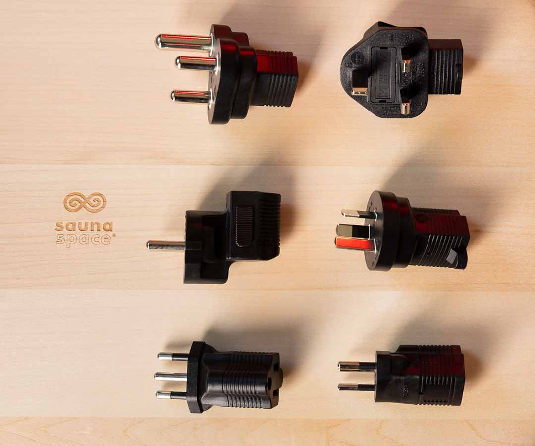 Faraday Infrared Sauna - International Plug Adapters