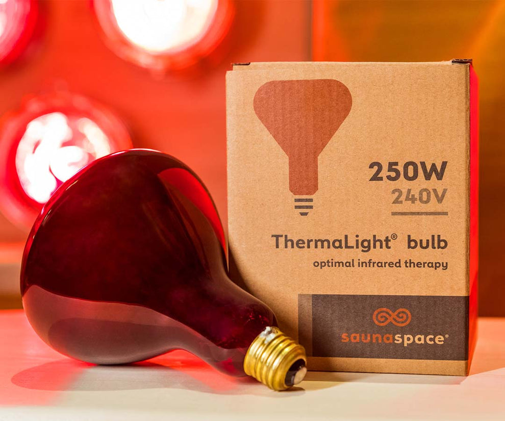ThermaLight Infrared Sauna Bulb HandCrafted SaunaSpace